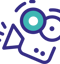 A video camera icon representing a professional photoshoot of the facility